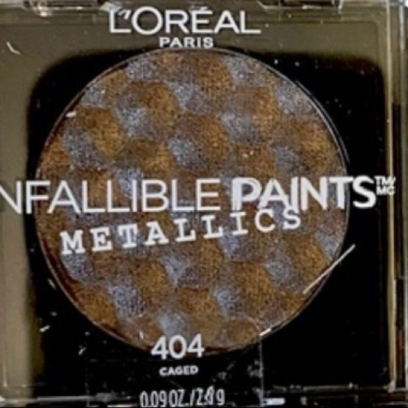 L'OREAL PARIS INFALLIBLE PAINTS METALLICS EYE SHADOW 404 , 402  Make Up - Picture 2 of 4